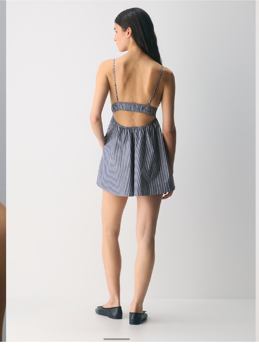 NWOT Wilfred Encourage Poplin Mini Dress - Picture 4 of 7